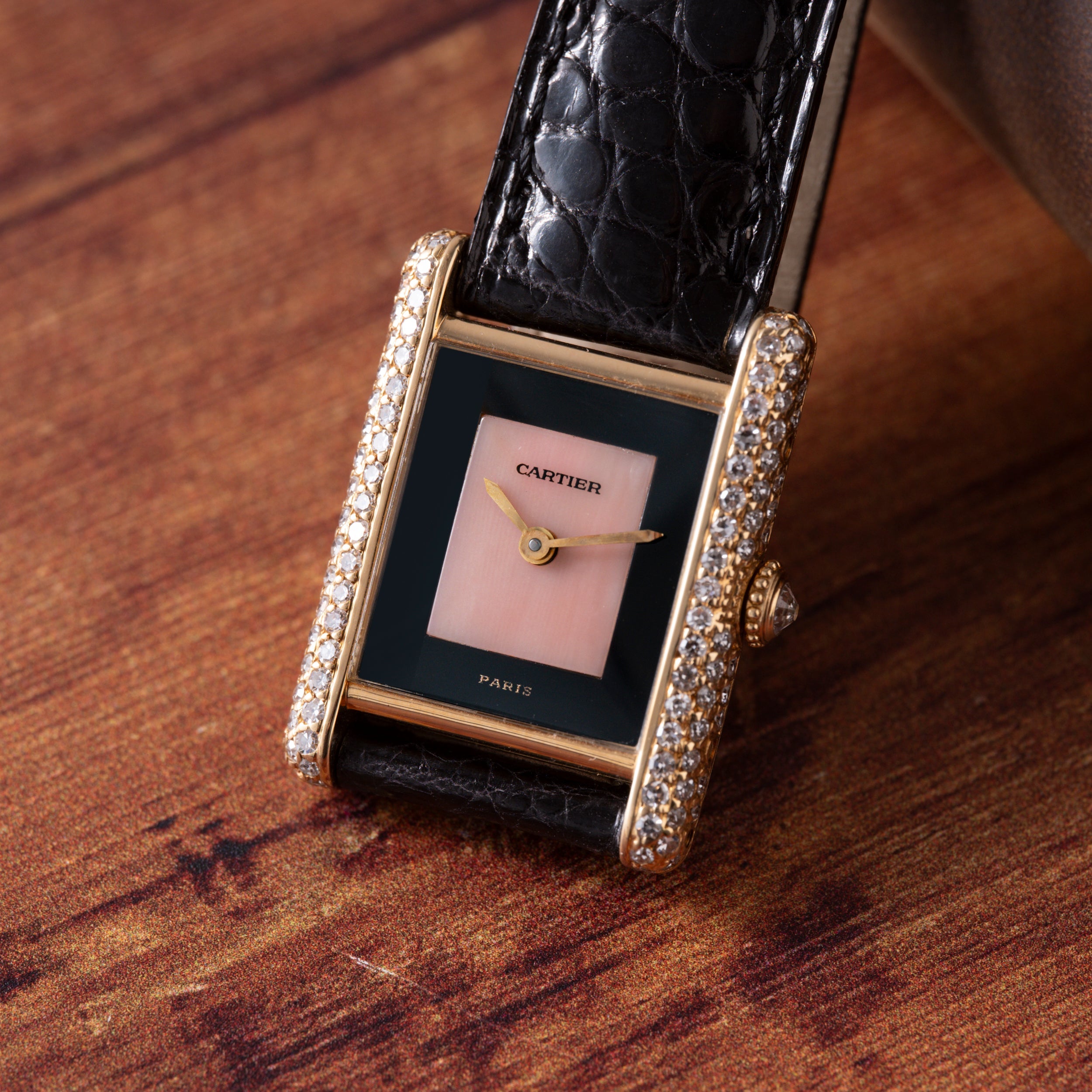 Cartier Tank ‘Onyx and Coral’ - Image 6