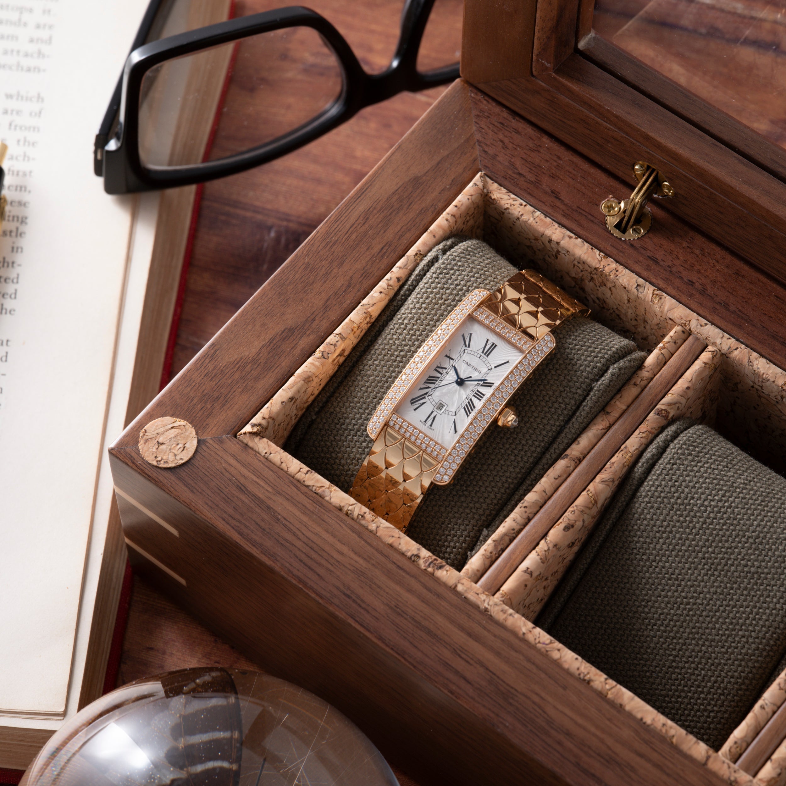 Cartier Tank Americaine Automatic Diamonds