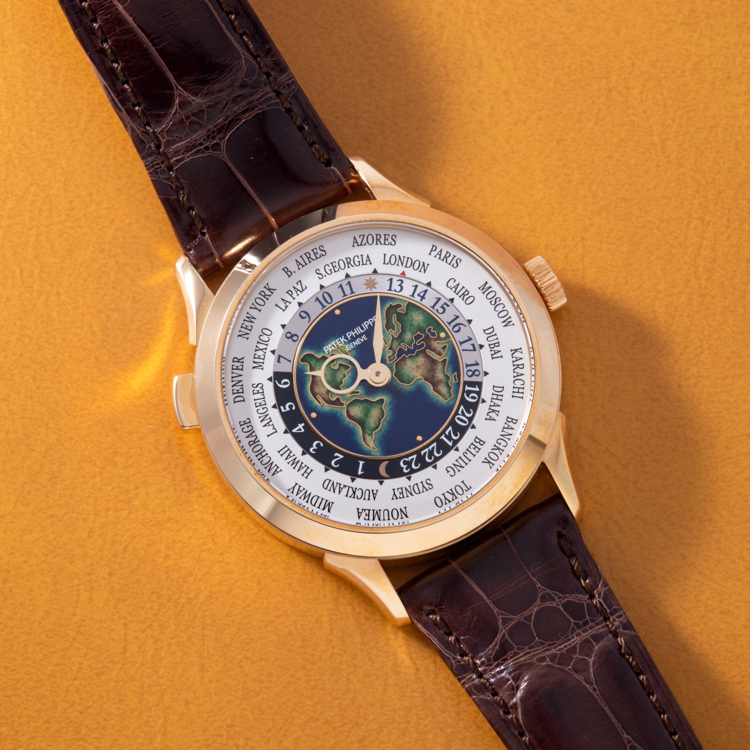 Patek Philippe World Time Grand Feu Cloisonné