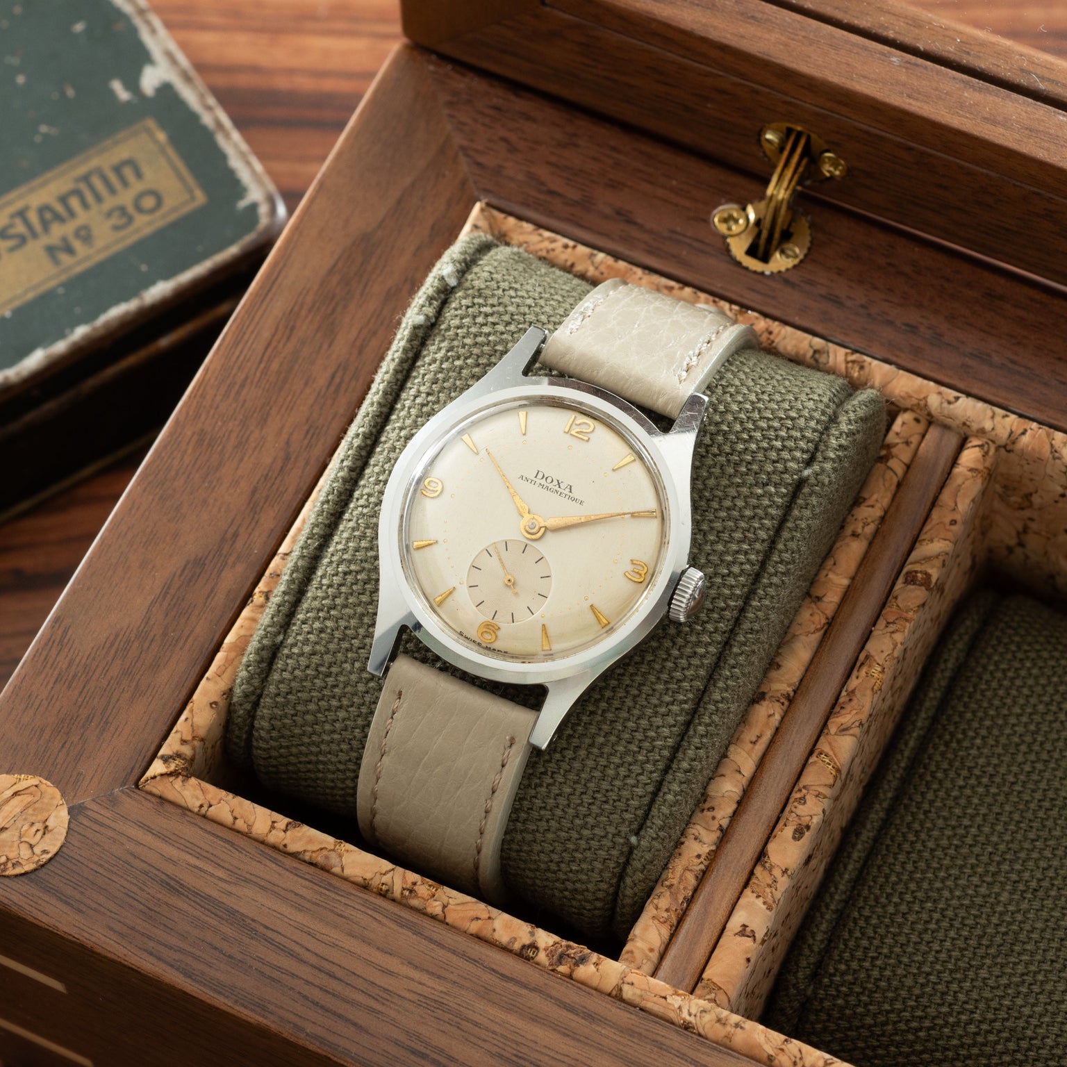 DOXA 'Anti-Magnetique' Field Watch