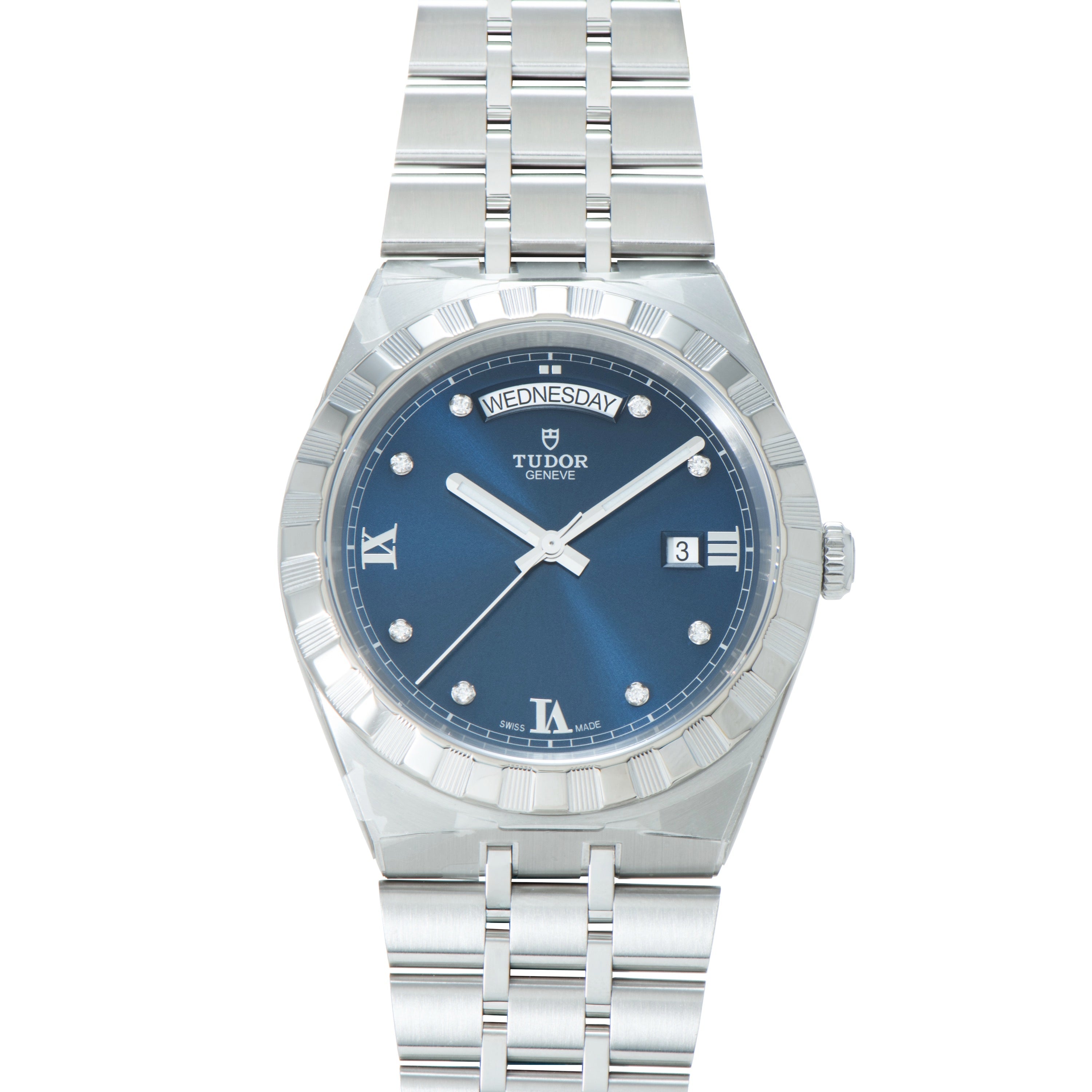 Royal | 39.7mm, Steel, Blue Dial