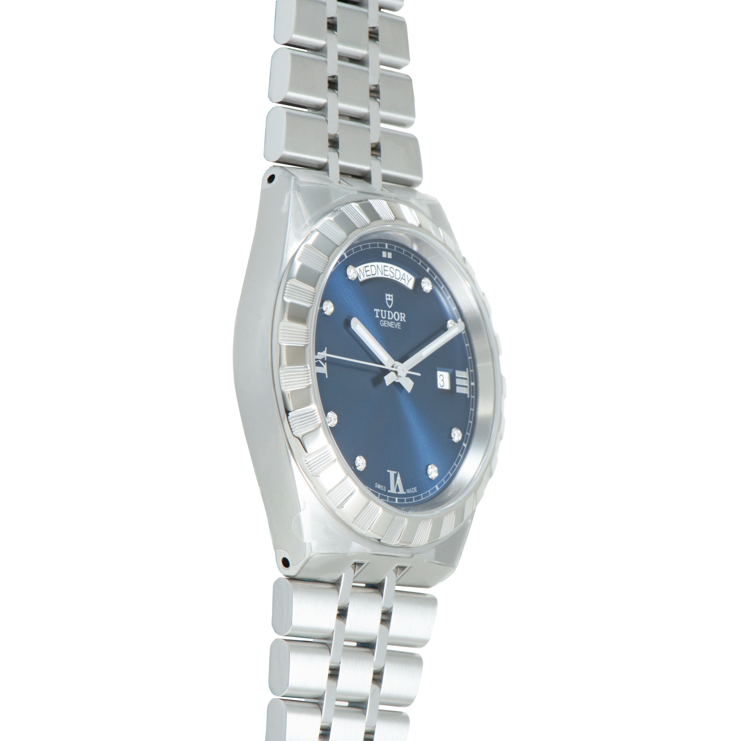 Royal | 39.7mm, Steel, Blue Dial