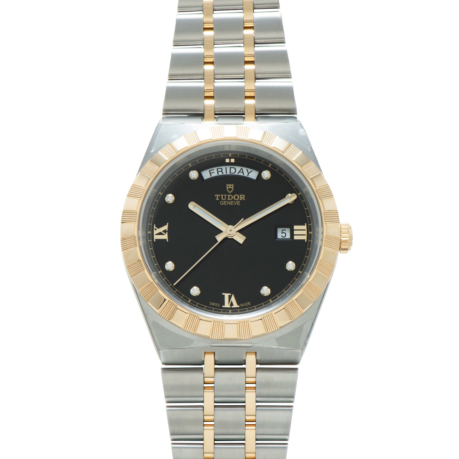 Royal | 40.5mm, Steel, Black Dial
