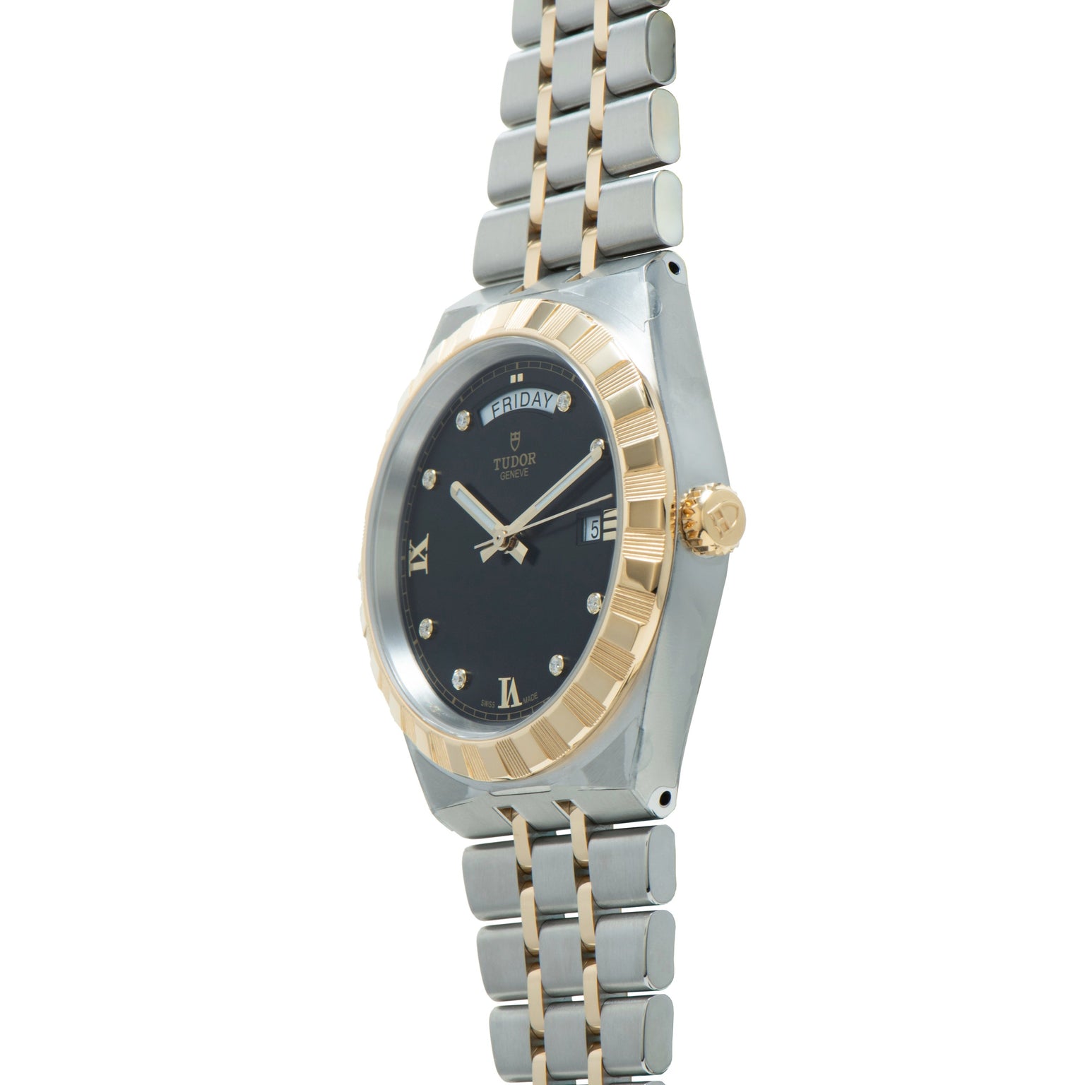 Royal | 40.5mm, Steel, Black Dial