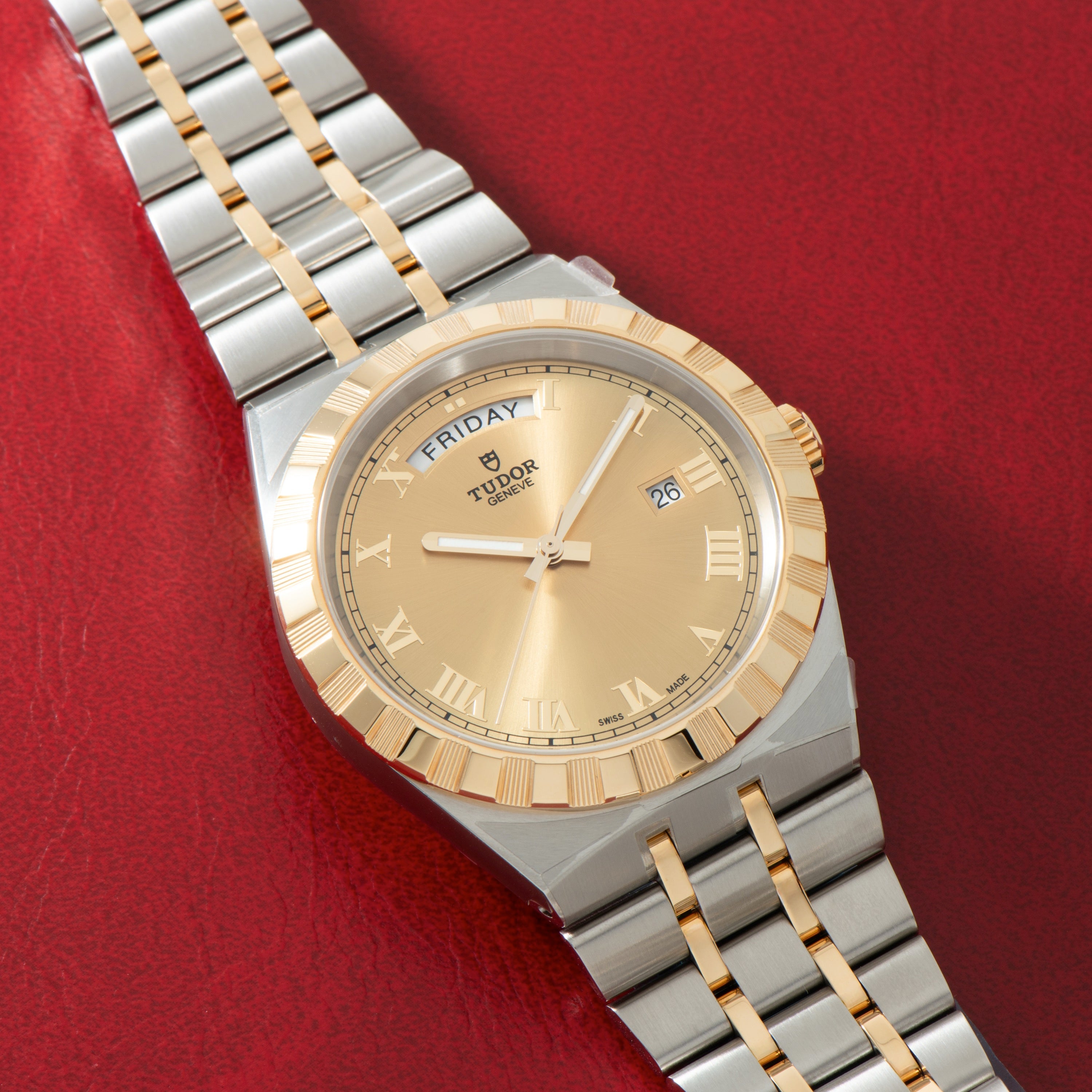 Royal | 39.5mm, Steel & Gold, Blue Dial