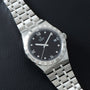 Royal | 38mm, Steel, Black Dial