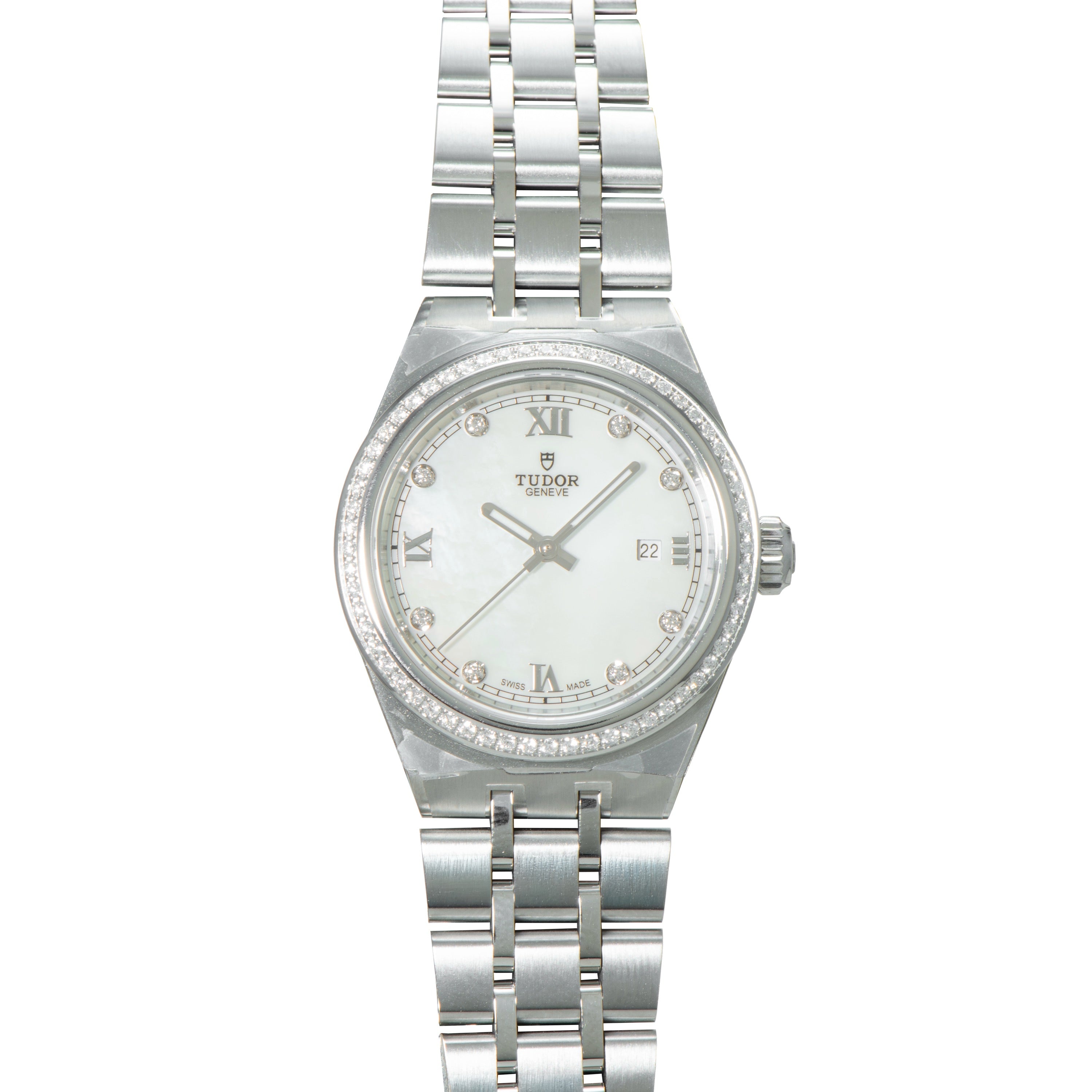 Royal | 34mm, Steel, Silver Dial