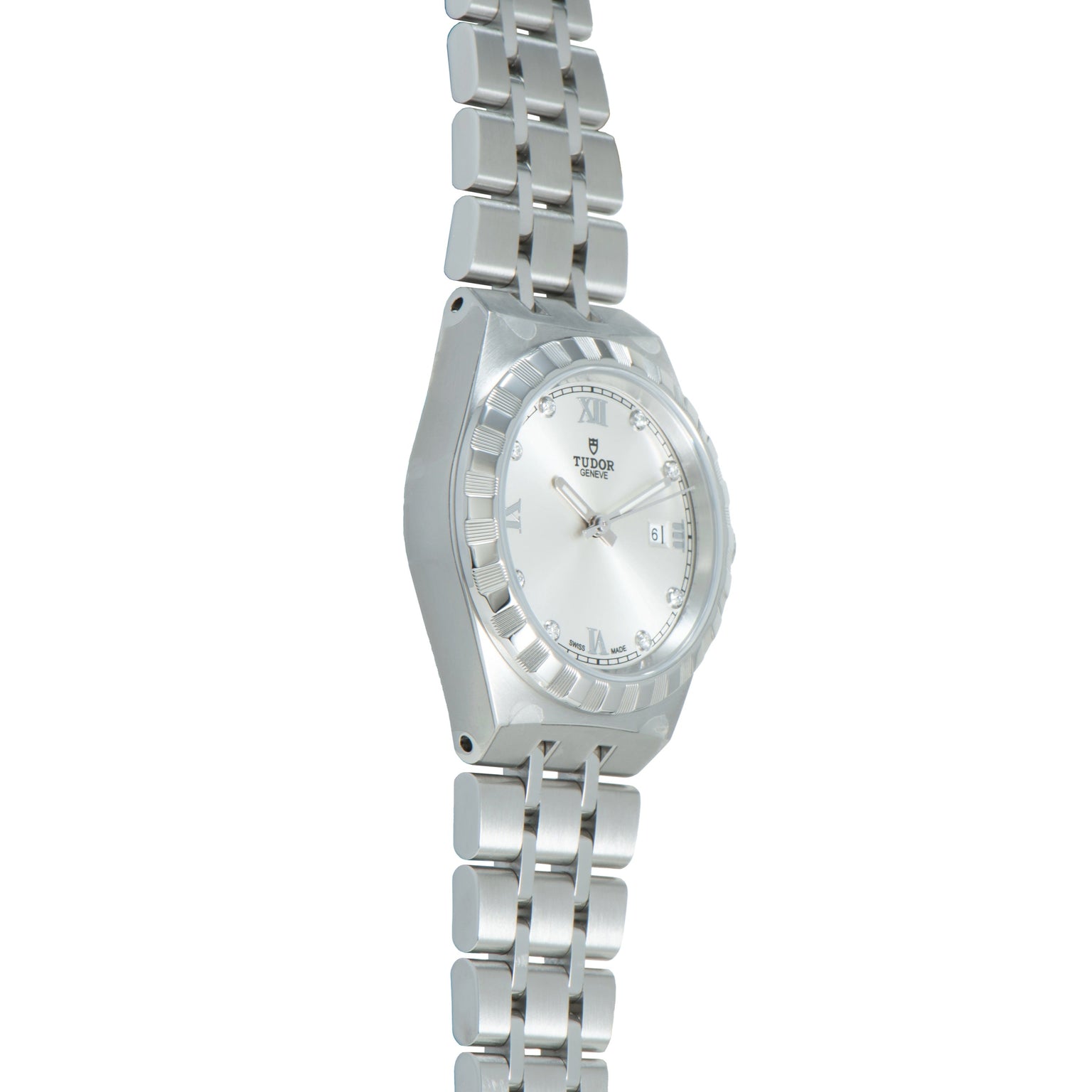 Royal | 28mm, Steel, Silver Dial