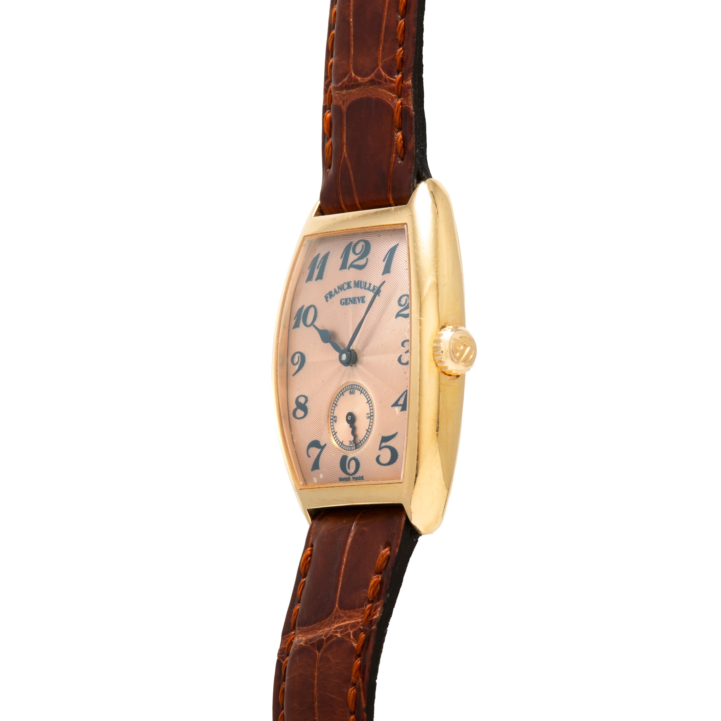 Franck Muller Master Cintrée Curvex Salmon Guilloche