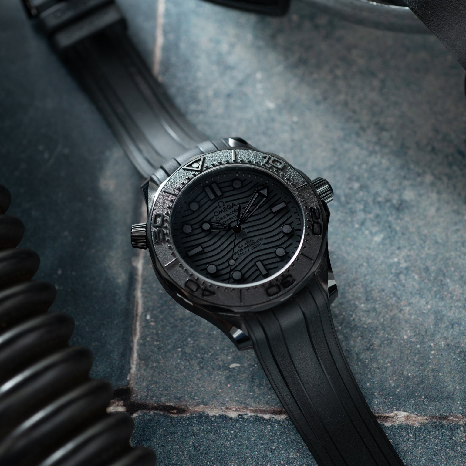 Omega Seamaster 300 Professional Co-Axial Black Black