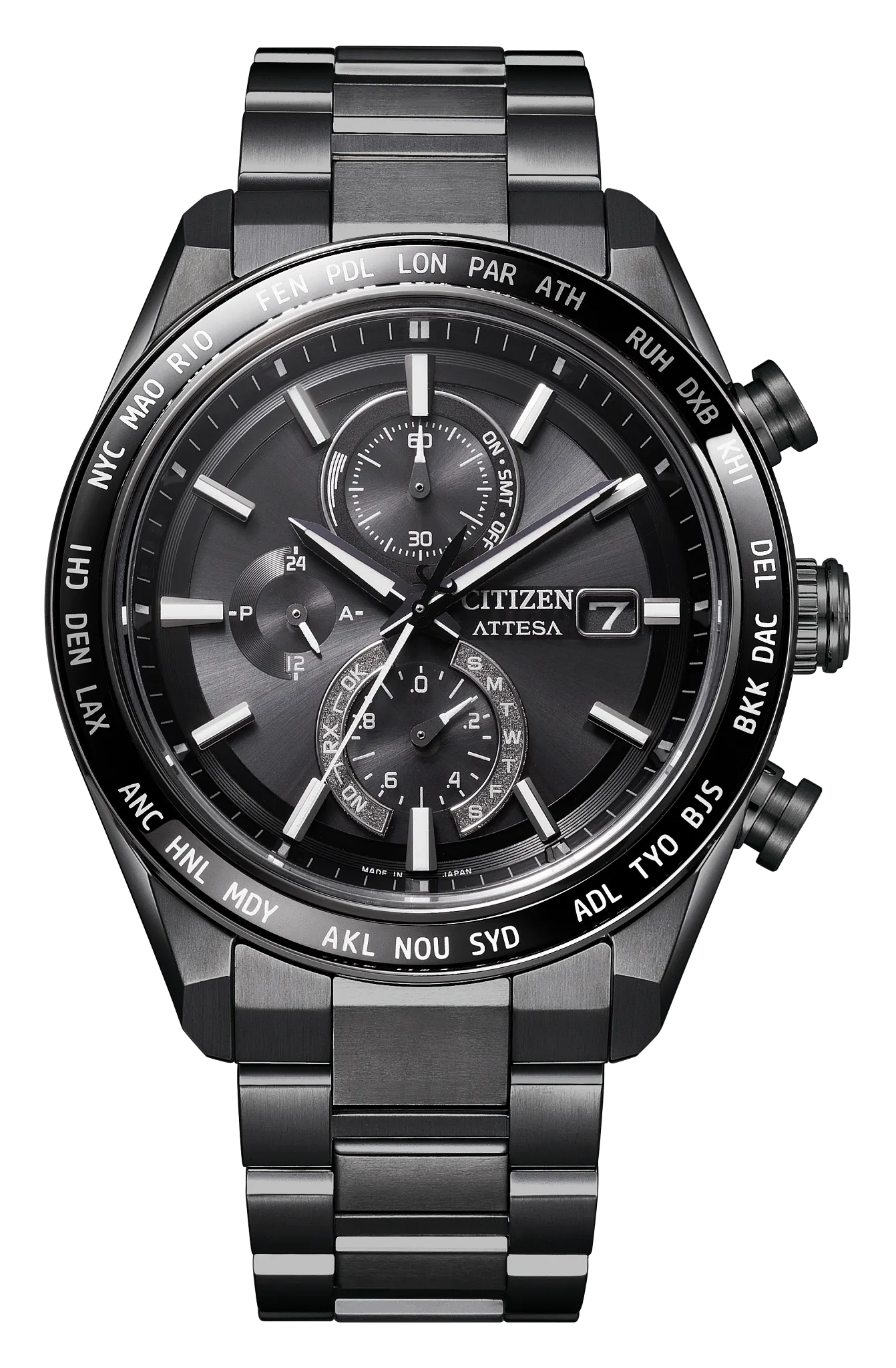 Attesa Black | 42mm, Titanium