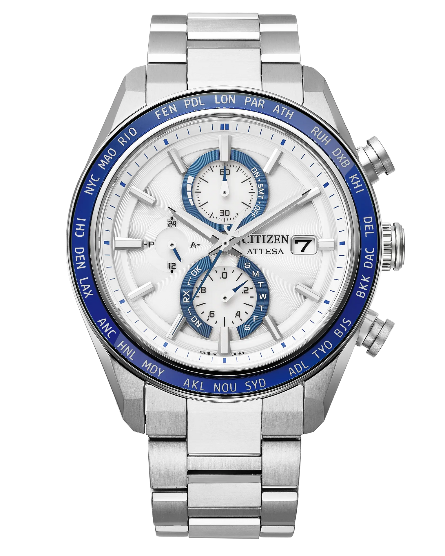 Attesa White | 42mm, Titanium