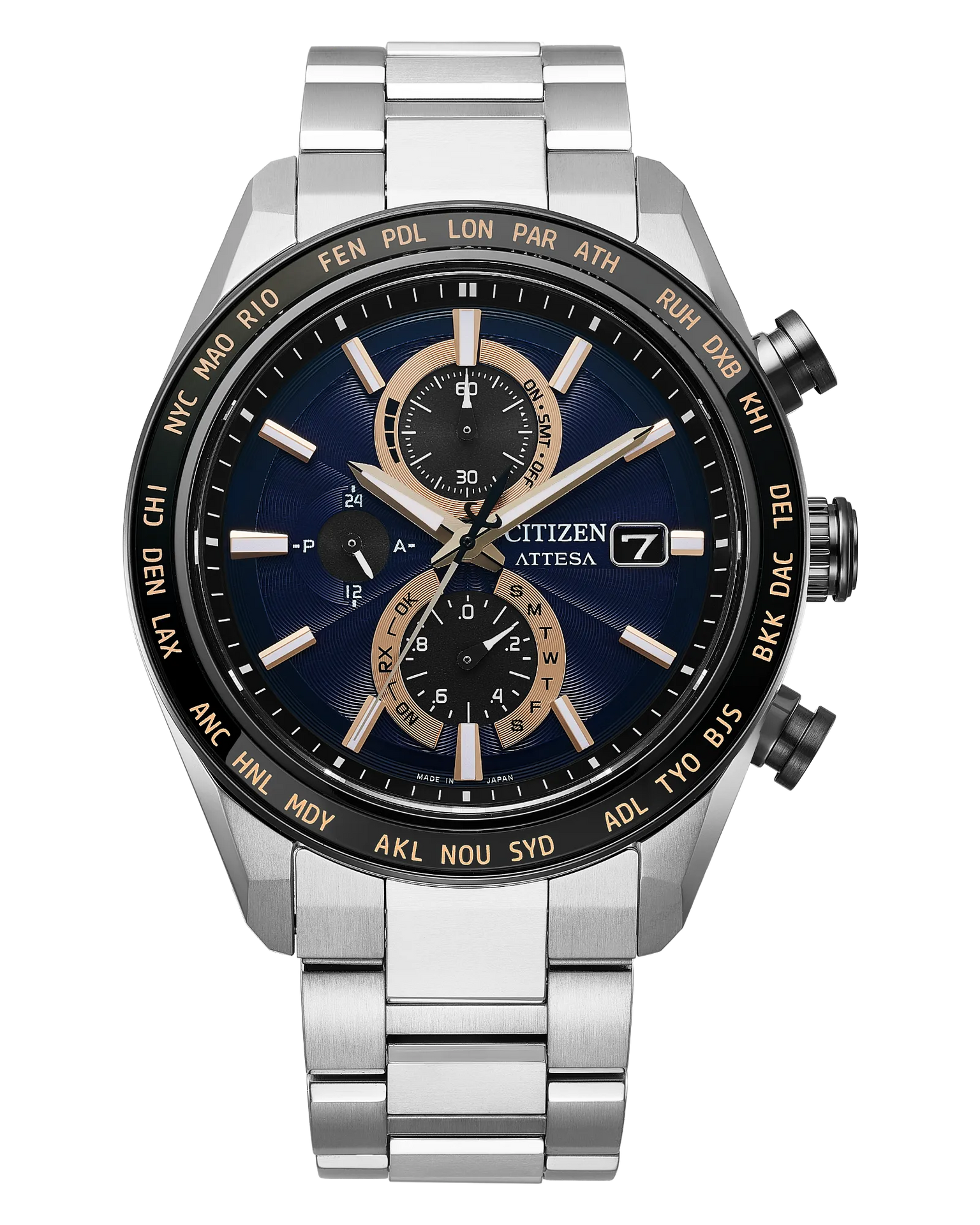 Atessa Blue | 42mm, Titanium