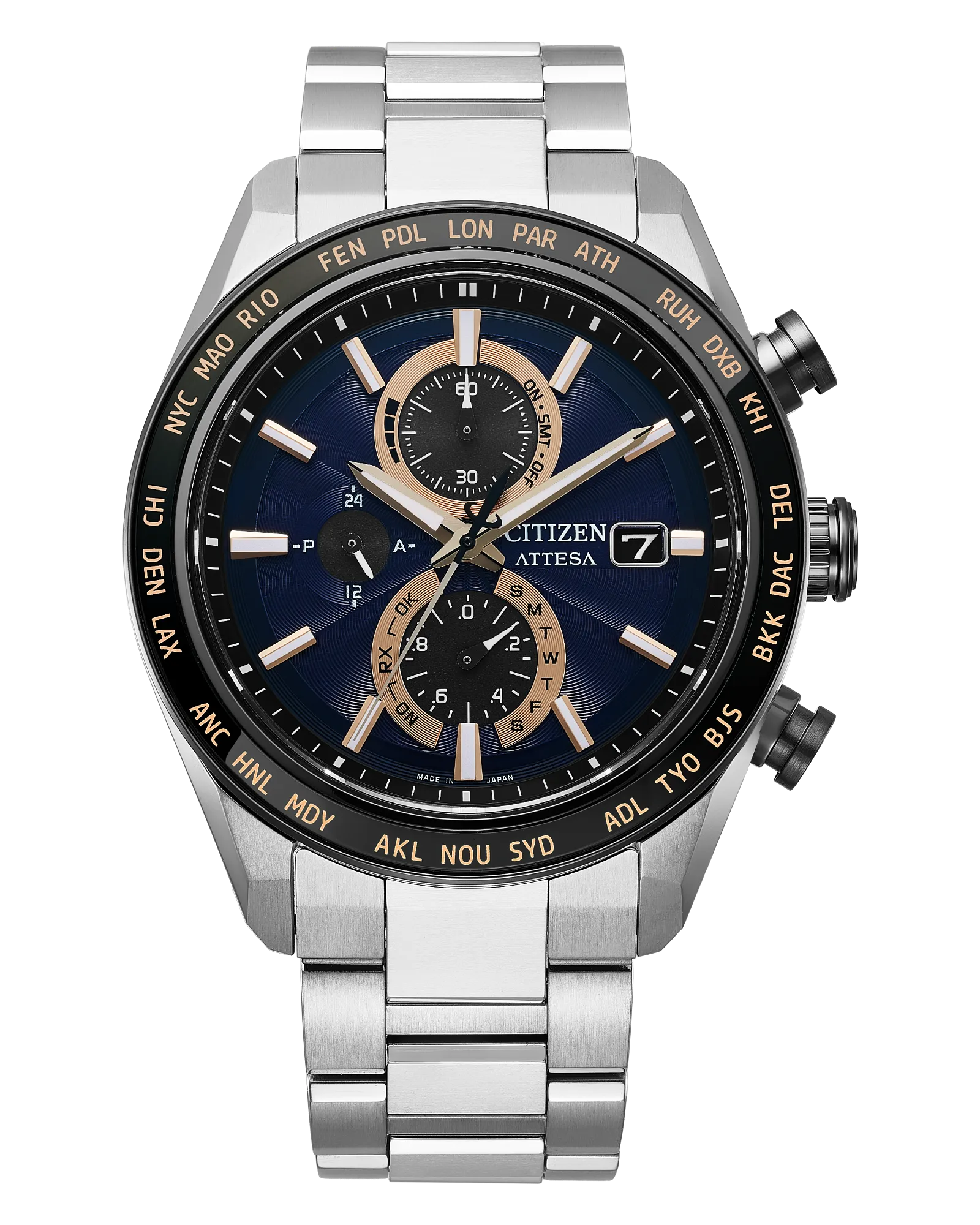 Atessa Blue | 42mm, Titanium