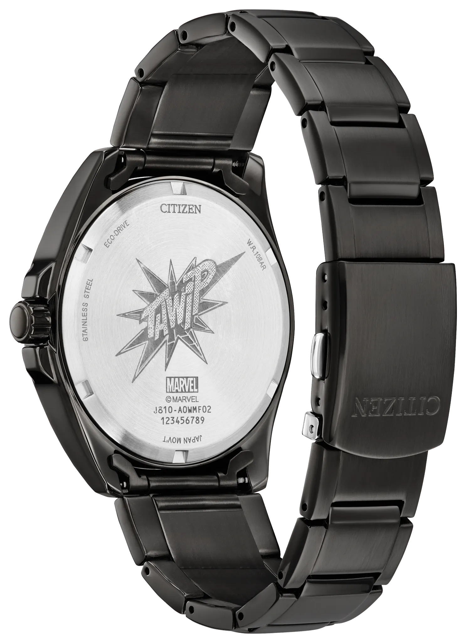 Spider-Man Swings | Eco-Drive, Stainless Steel, Men's Watch