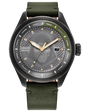 Eco-Drive Avengers Dr. Doom Special Edition | 43mm, Green Leather