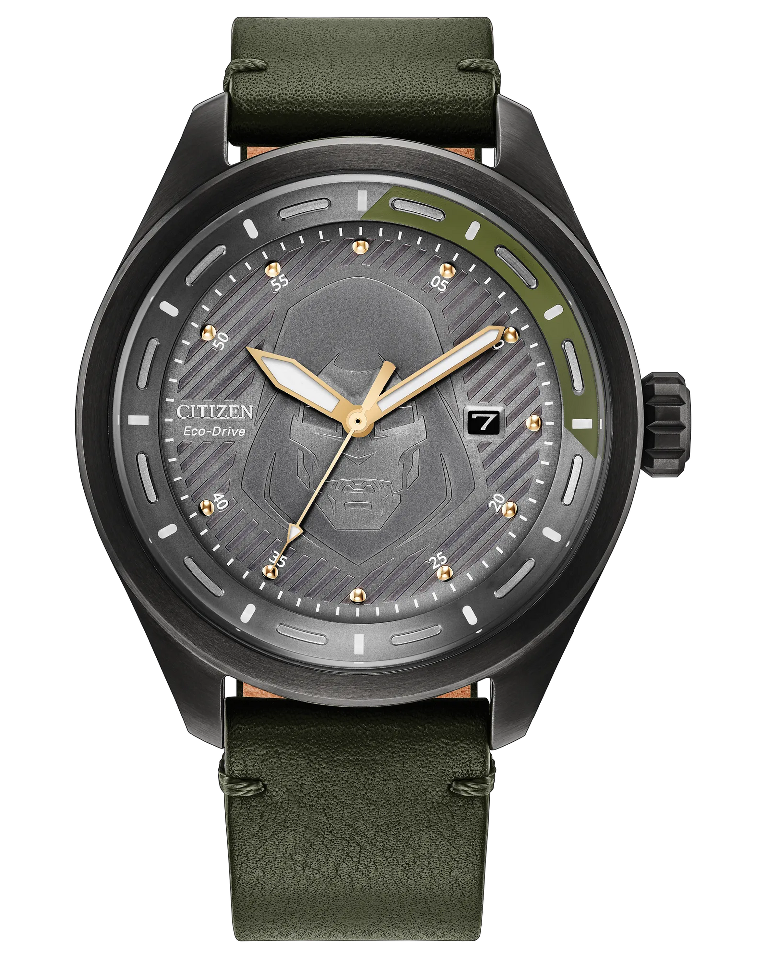 Eco-Drive Avengers Dr. Doom Special Edition | 43mm, Green Leather