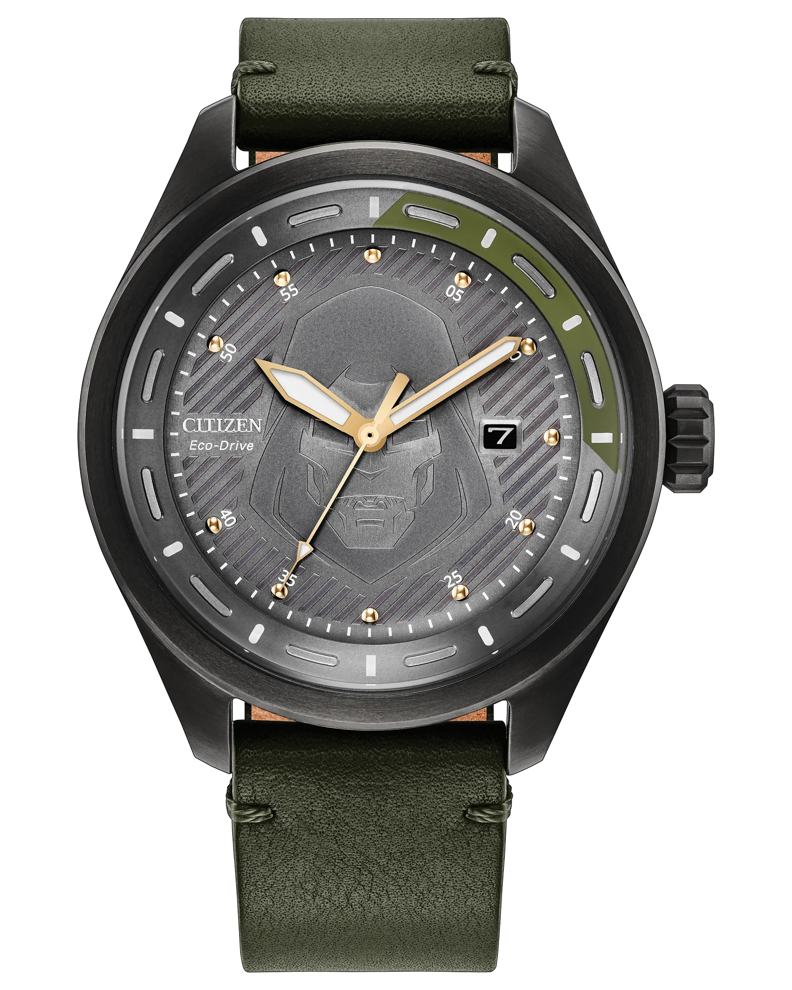 Eco-Drive Avengers Dr. Doom Special Edition | 43mm, Green Leather