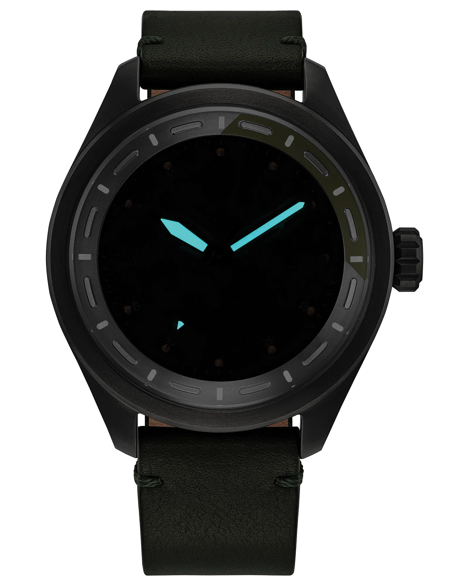 Eco-Drive Avengers Dr. Doom Special Edition | 43mm, Green Leather