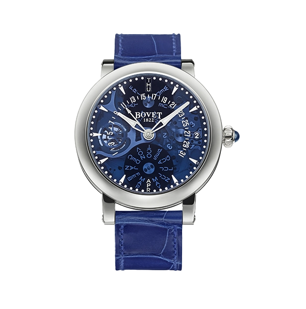 Récital 21 Blue Sapphire Dial | 44.4mm, Polished titanium Dimier “Writing Desk” case, Mens Watch