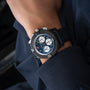 Avenger America250 Limited Edition B01 Chronograph | 42mm, Calfskin Leather Strap, Ceramic Case, Men's Watch