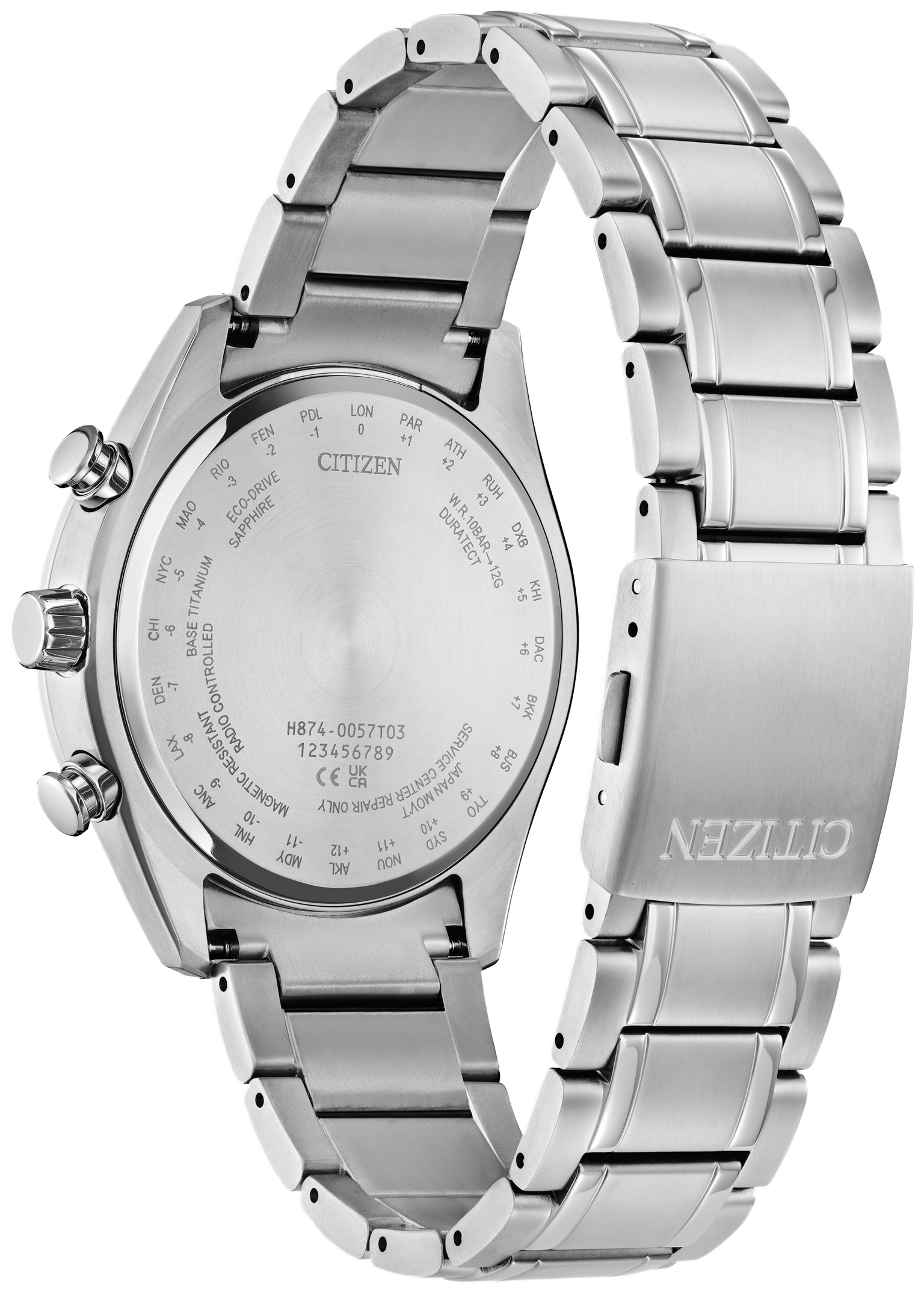 Citizen Tsuki-yomi A-T Titanium 43 mm Eco Drive
