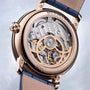 Ladybird Colors Phases de Lune | 34.9mm, Mother-of-pearl set dial with diamond, Alligator leather Strap,