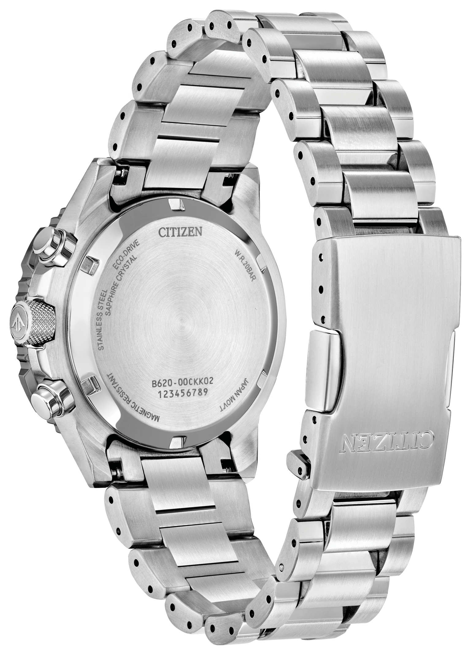 Citizen Navihawk Steel 40 mm Eco Drive