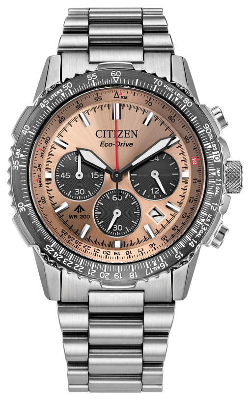 Citizen Navihawk Steel 40 mm Eco Drive