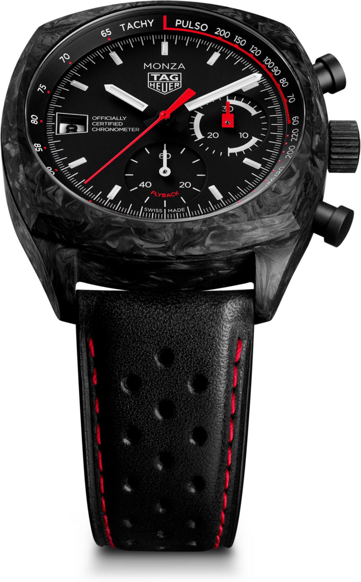 Monza Flyback Chronograph Limited Edition | 42mm, Carbon, Men's Watch