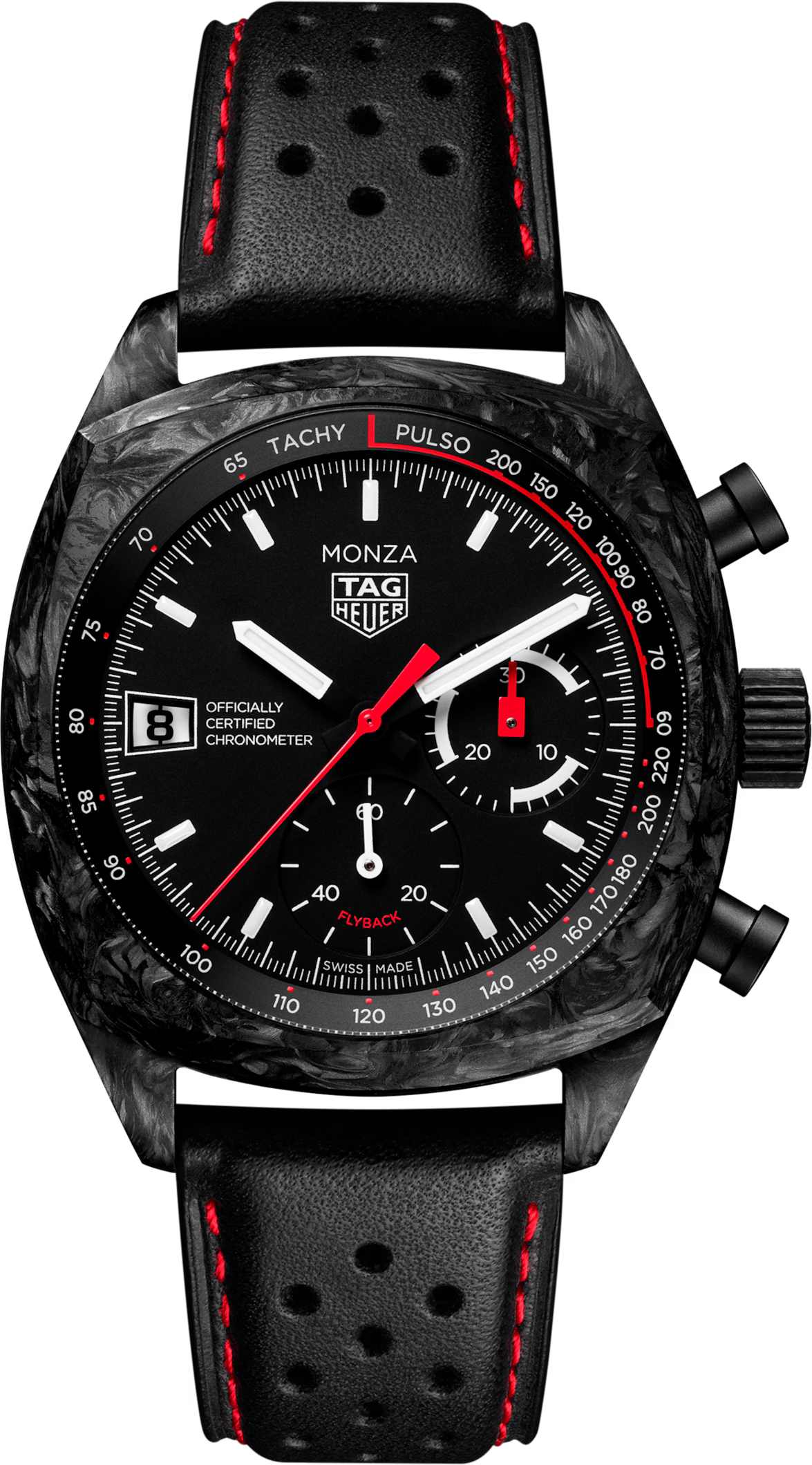 Monza Flyback Chronograph Limited Edition | 42mm, Carbon, Men's Watch