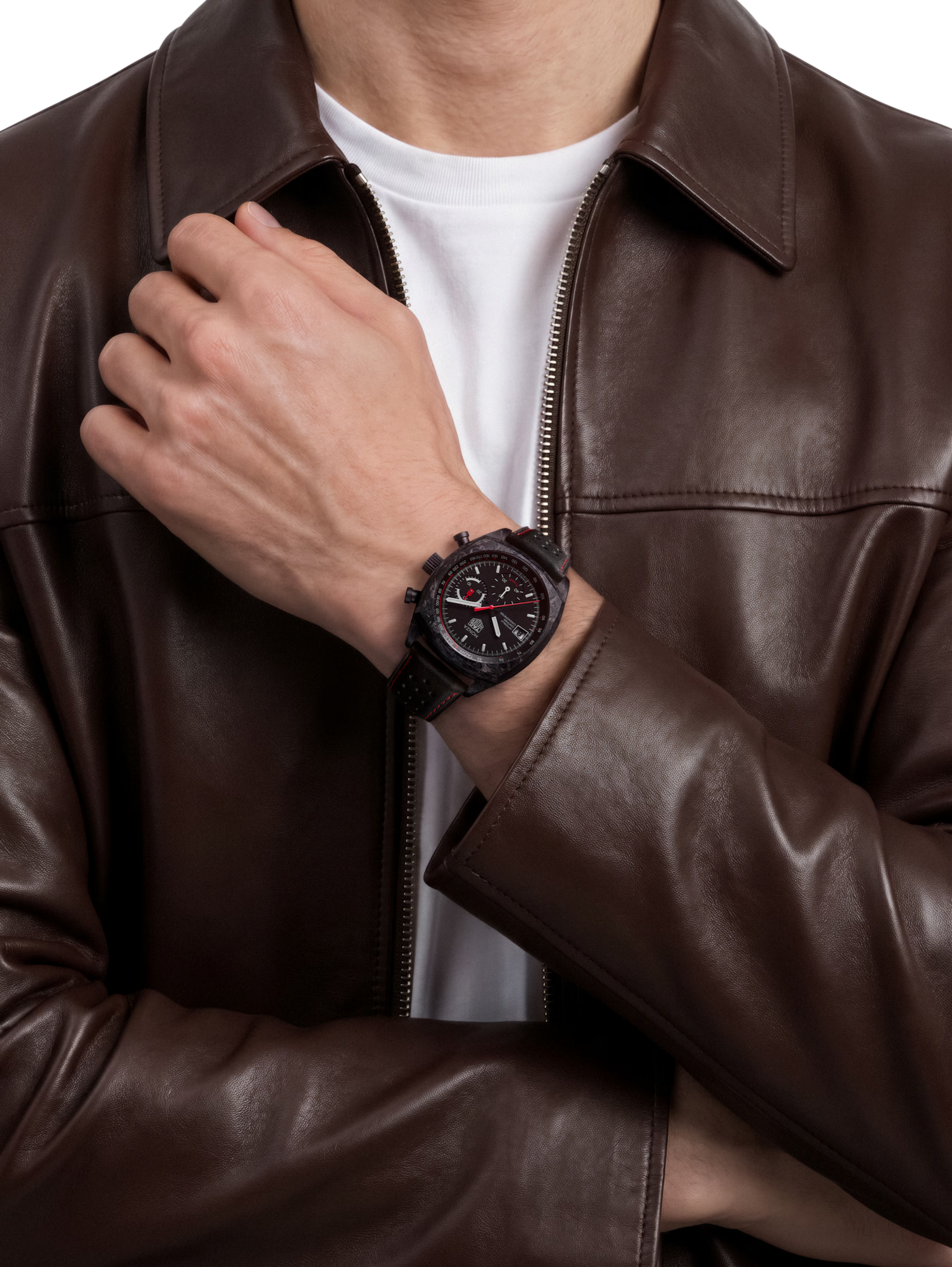 Monza Flyback Chronograph Limited Edition | 42mm, Carbon, Men's Watch