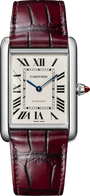 Tank Louis | 28mm, Burgundy Semi-matte Alligator Leather Strap