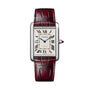 Tank Louis | 28mm, Burgundy Semi-matte Alligator Leather Strap