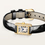 Tank Louis | 16.5mm, 18K Yellow Gold, Alligator Leather Strap
