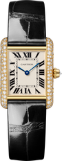 Tank Louis Small Model | 22mm, 18K Yellow Gold, Alligator Leather Strap