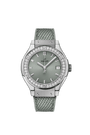 Classic Fusion Titanium Sage Green Diamonds