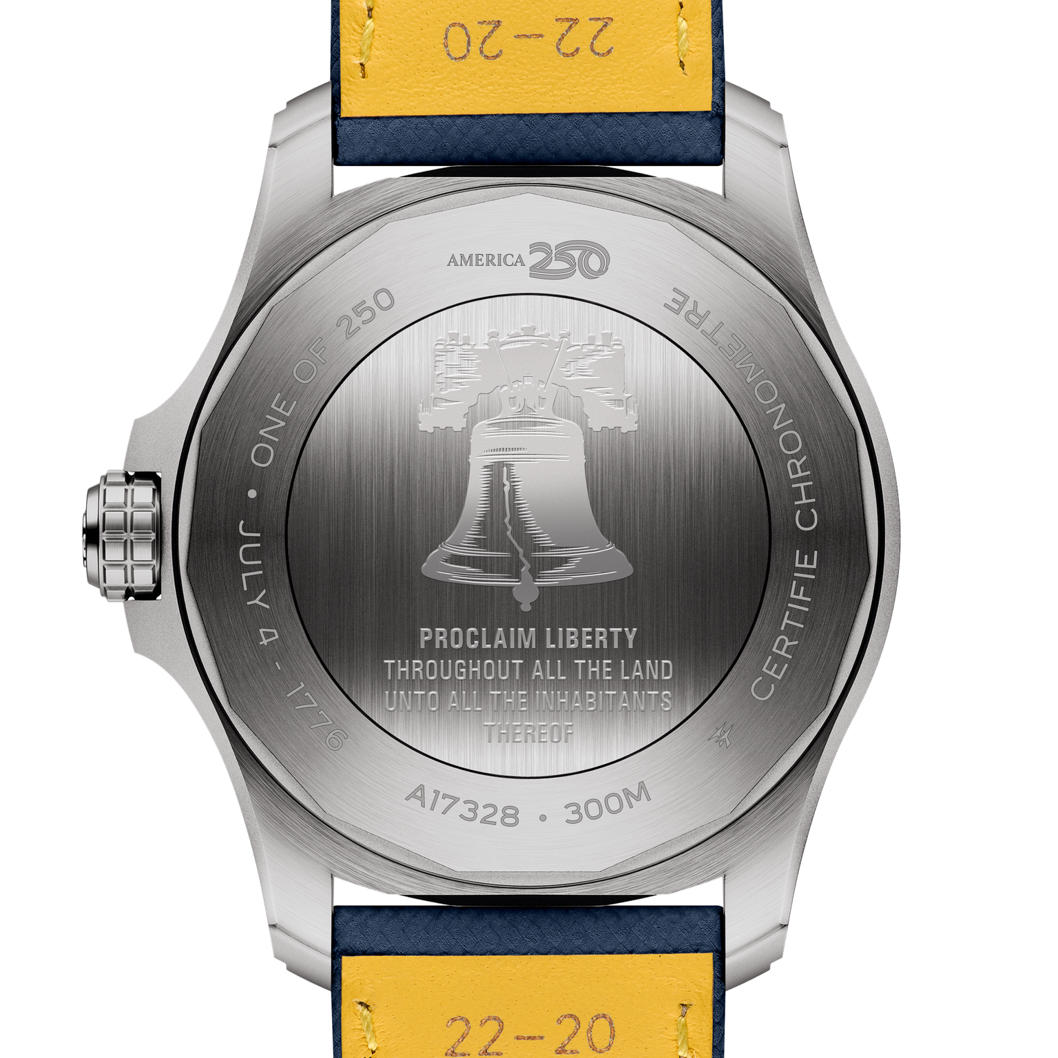 Avenger America 250 Limited Edition Automatic | 42mm, Calfskin Strap, Stainless Steel Case, Men's Watch