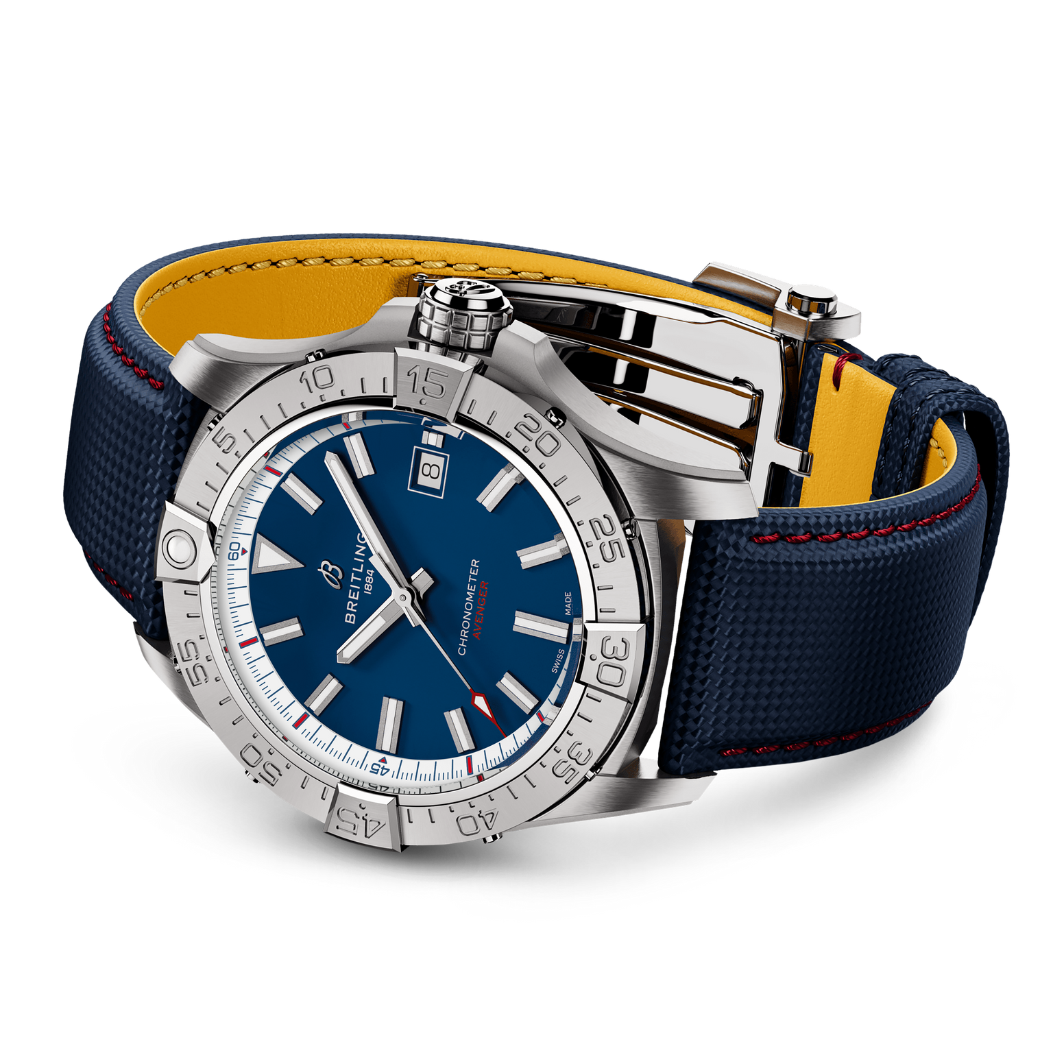 Avenger America 250 Limited Edition Automatic | 42mm, Calfskin Strap, Stainless Steel Case, Men's Watch