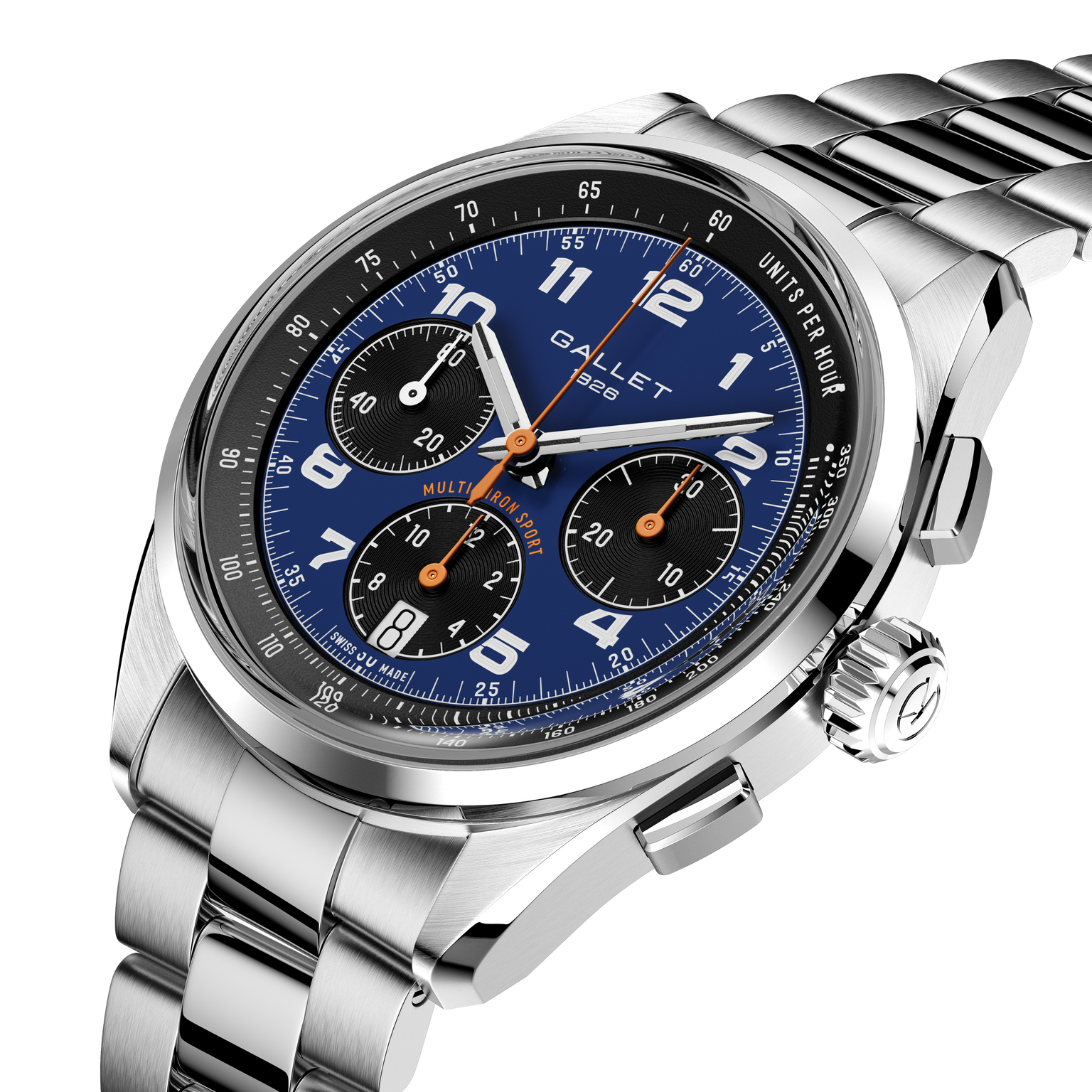Multichron Sport | 41mm, Steel Case, Steel Strap