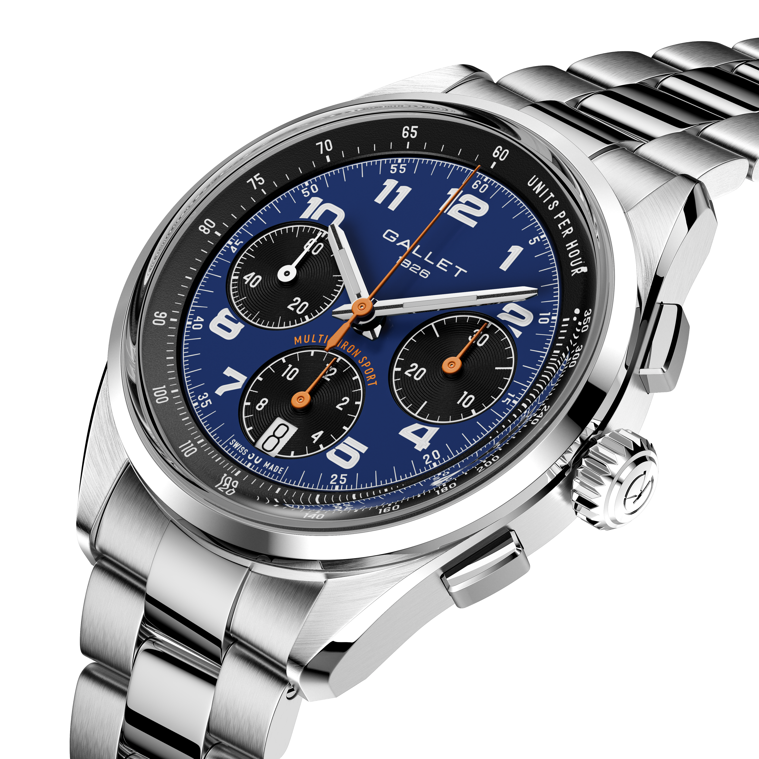Multichron Sport | 41mm, Steel Case, Steel Strap