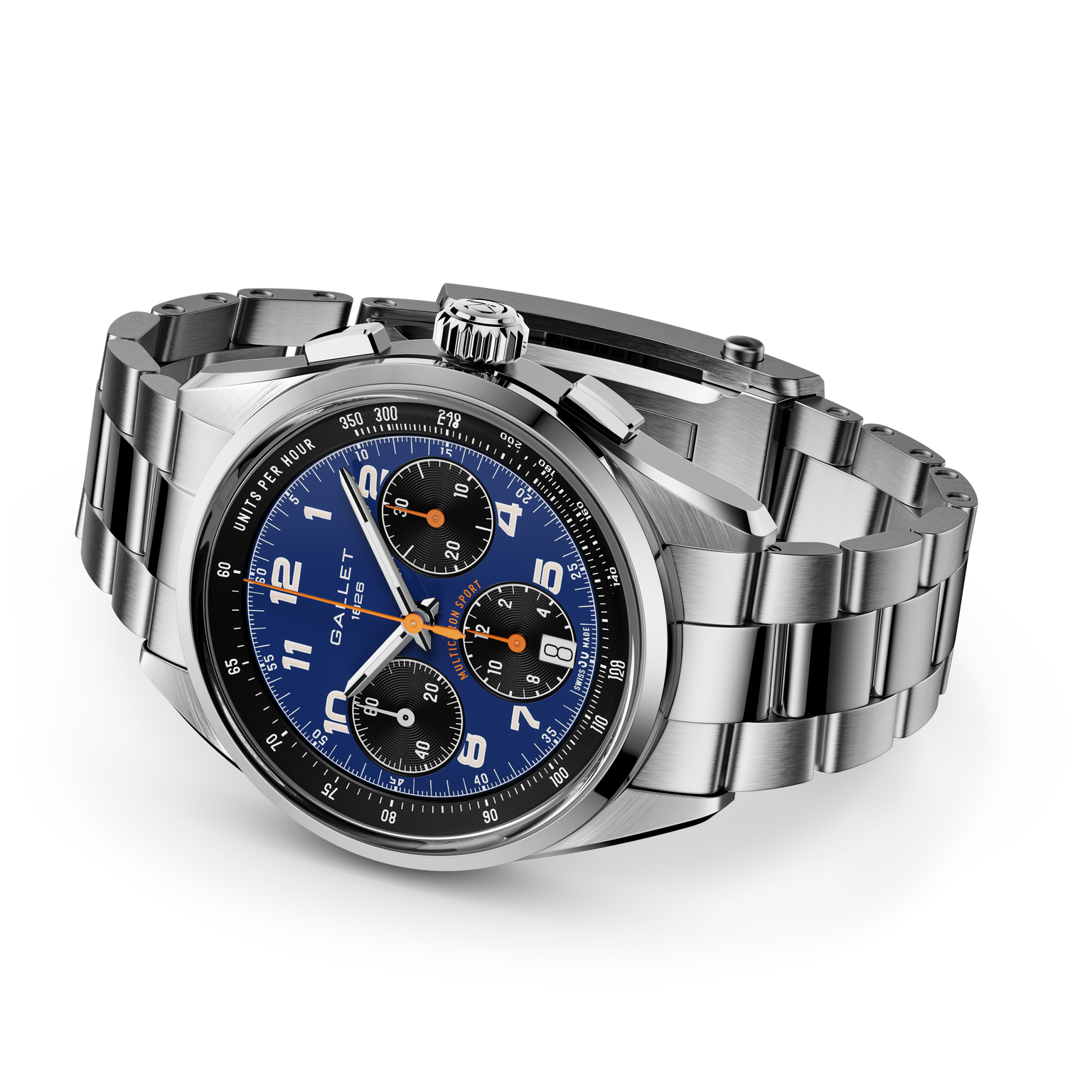 Multichron Sport | 41mm, Steel Case, Steel Strap