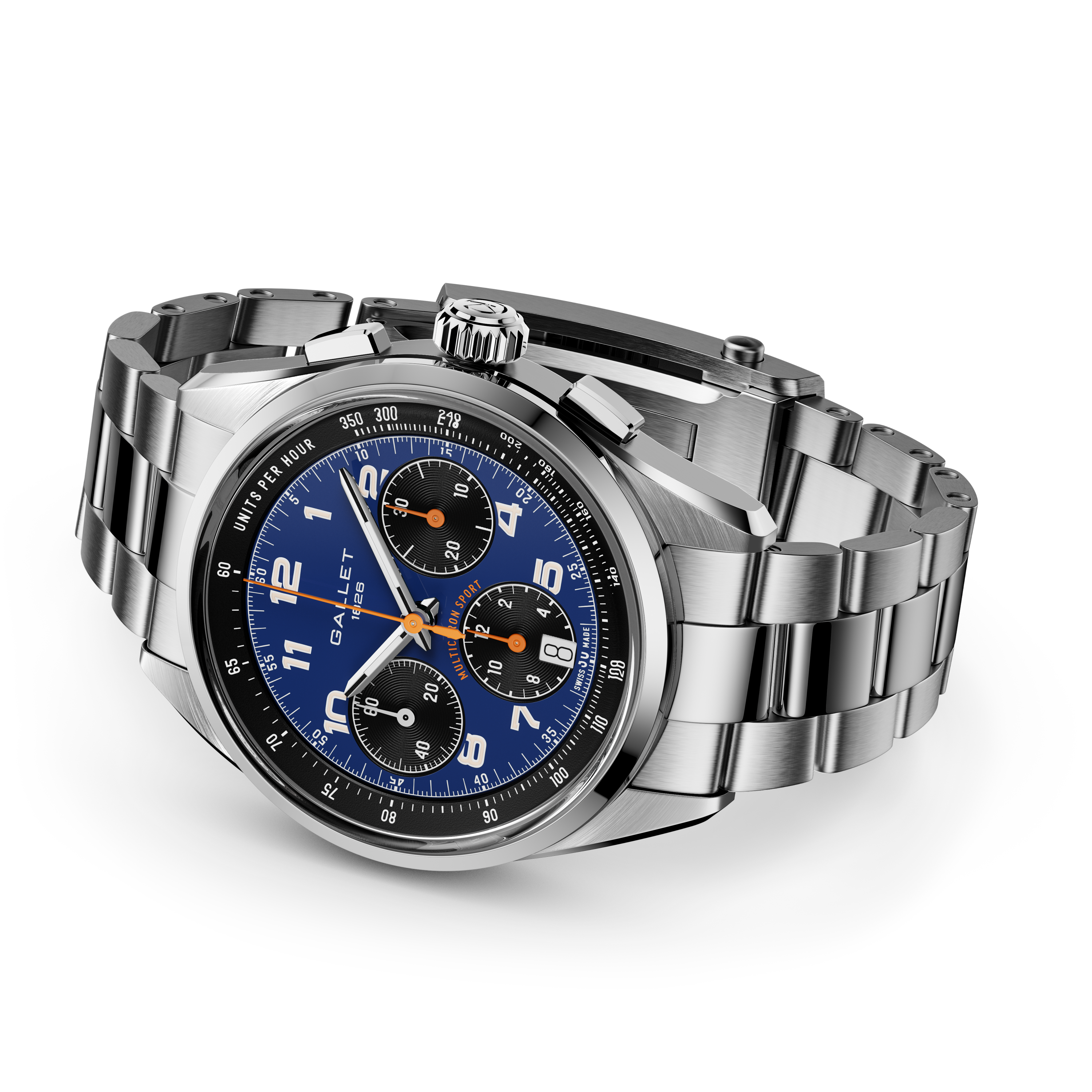 Multichron Sport | 41mm, Steel Case, Steel Strap
