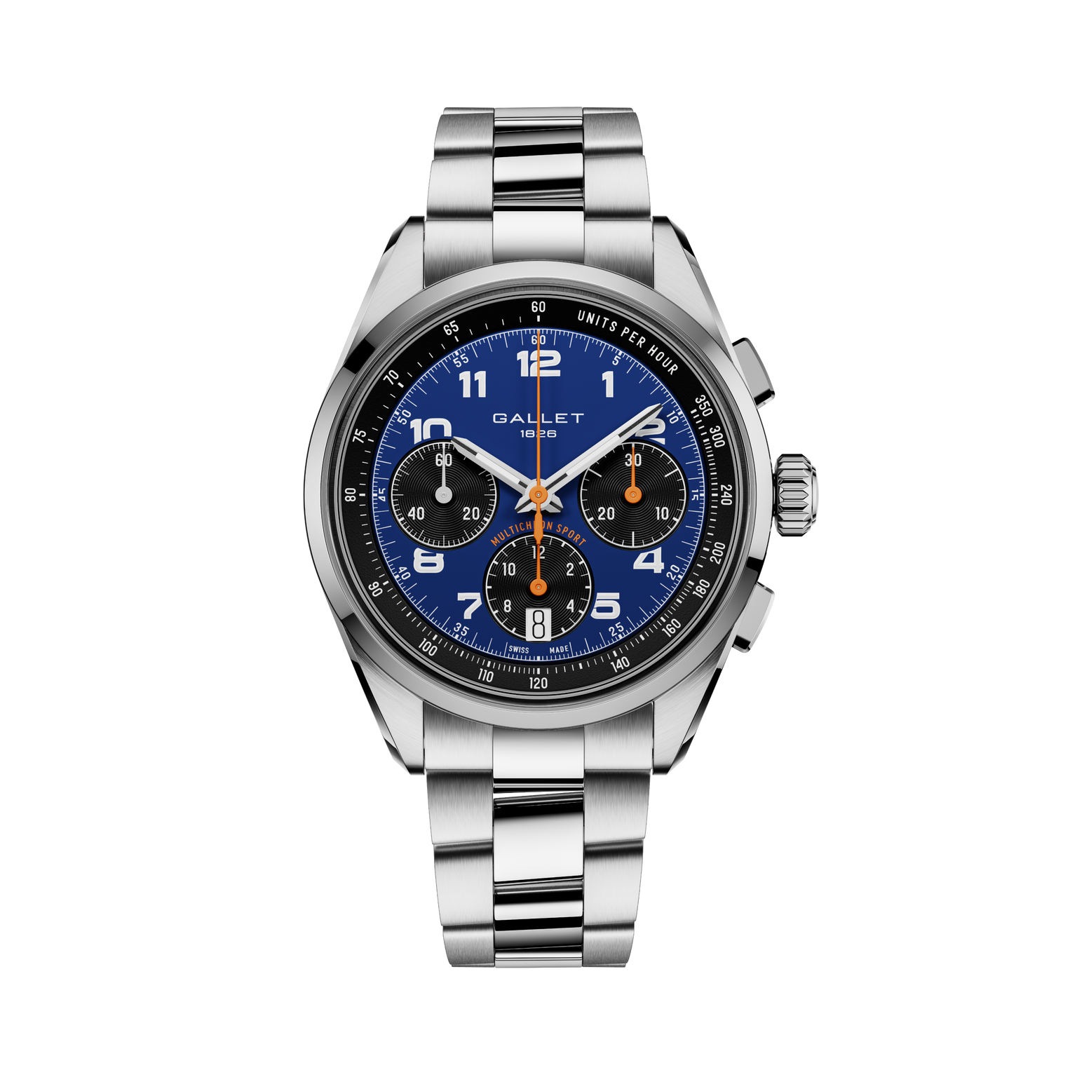 Multichron Sport | 41mm, Steel Case, Steel Strap
