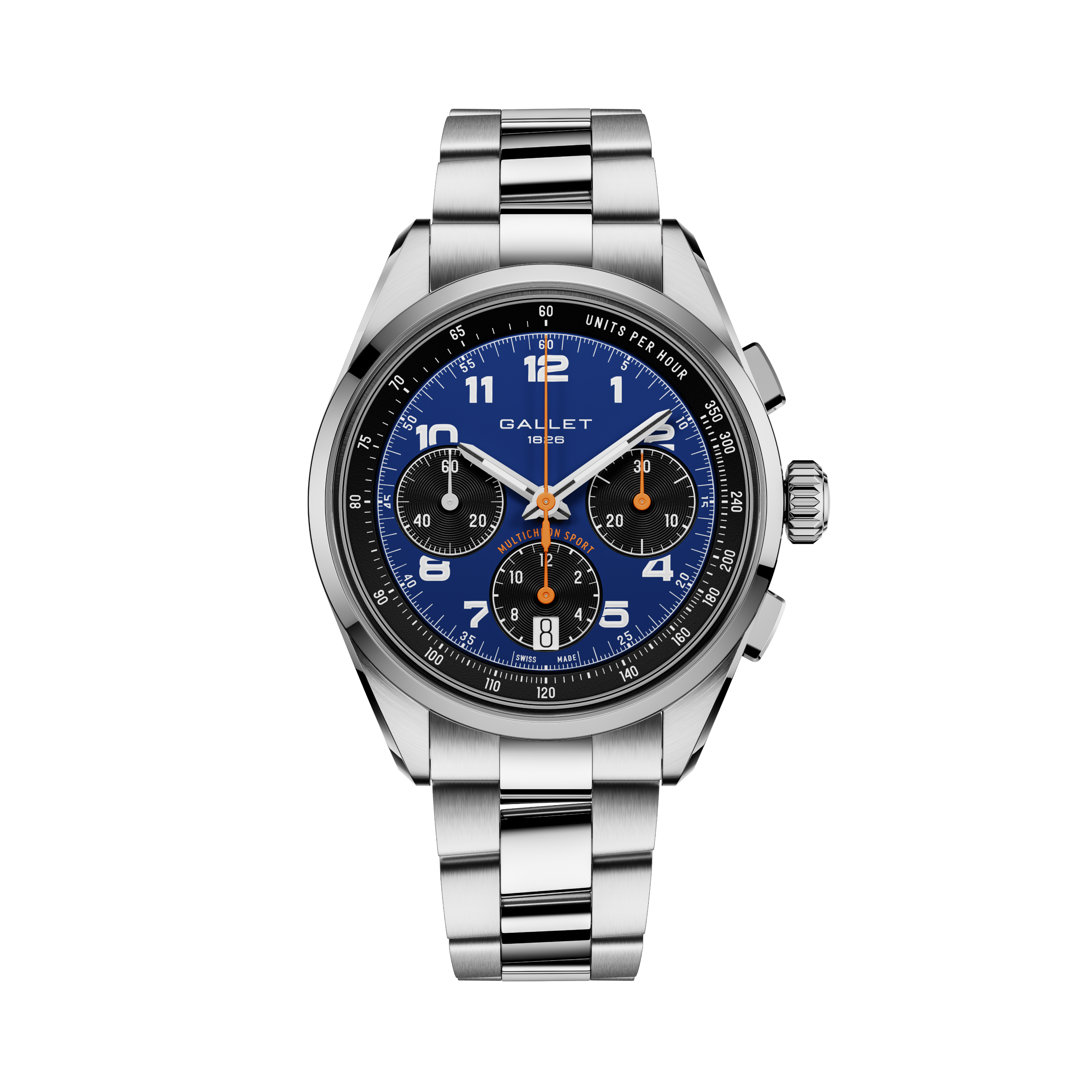 Multichron Sport | 41mm, Steel Case, Steel Strap