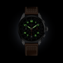 Multichron Sport | 41mm, Steel Case, Black Leather Strap