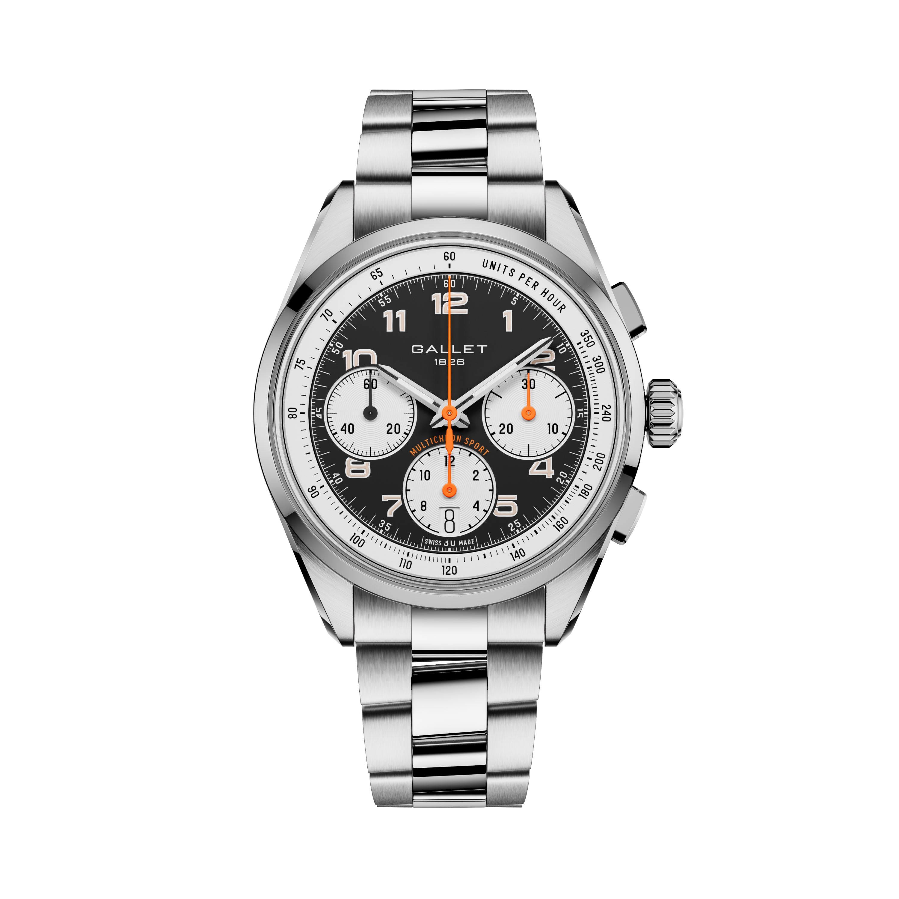 Multichron Sport | 41mm, Steel Case, Steel Strap