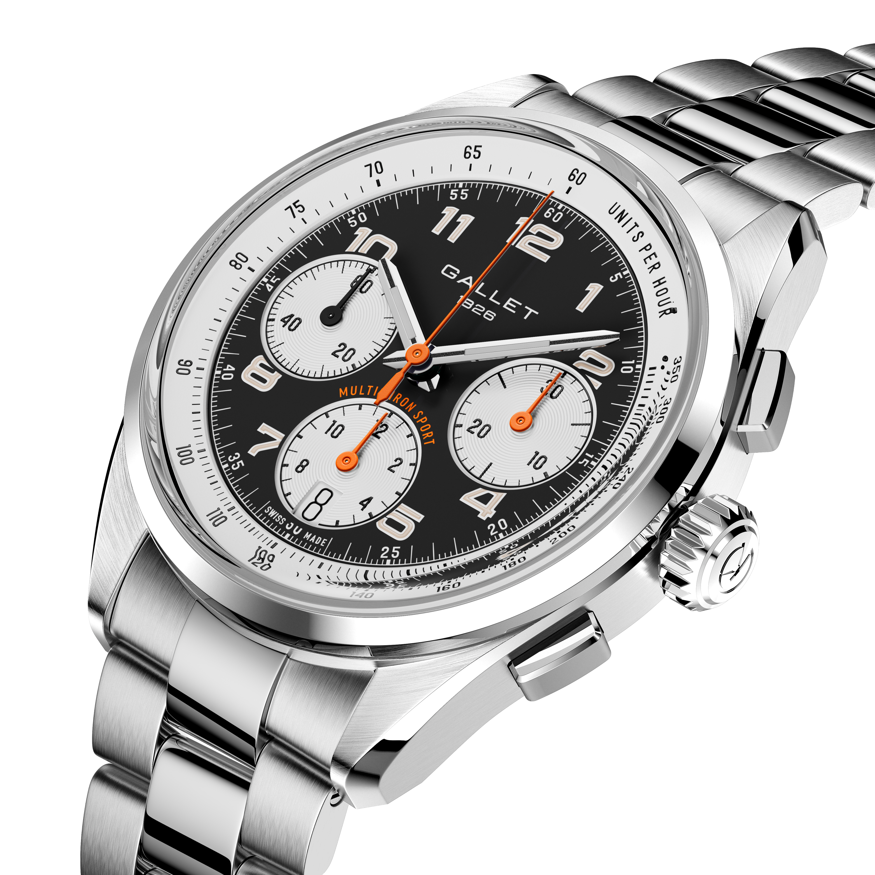 Multichron Sport | 41mm, Steel Case, Steel Strap