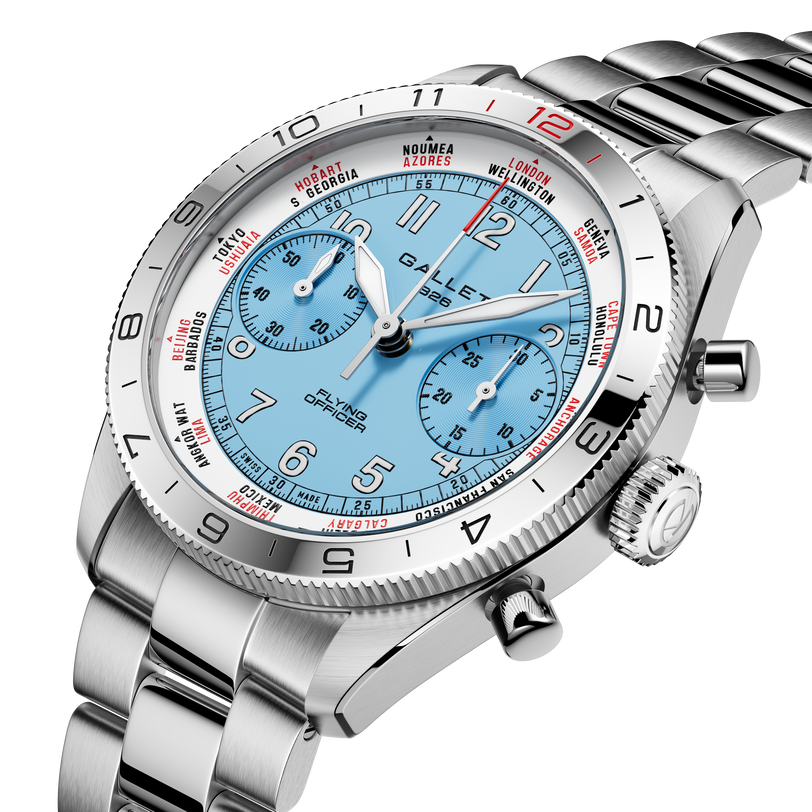 Flying Officer | 40mm, Steel Case, Steel Strap