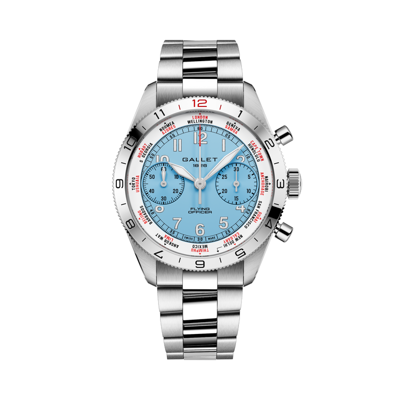 Flying Officer | 40mm, Steel Case, Steel Strap